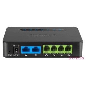 Grandstream HT814 4 FXS2LAN portos Analóg  telefon adapter HandyTone