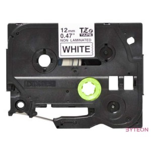 BROTHER szalag TZe-N231, Fehér alapon Fekete, Nem laminált, 12mm  0.47, 8 méter
