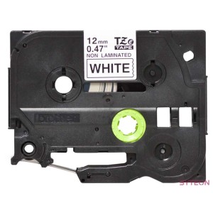 BROTHER szalag TZe-N231, Fehér alapon Fekete, Nem laminált, 12mm  0.47, 8 méter