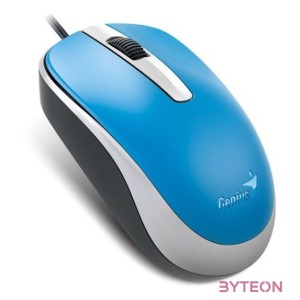 GENIUS Vezetékes egér optikai DX-120, USB, 1000dpi, Kék