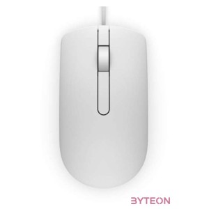 DELL Vezetékes egér, MS116 Optical Mouse - White