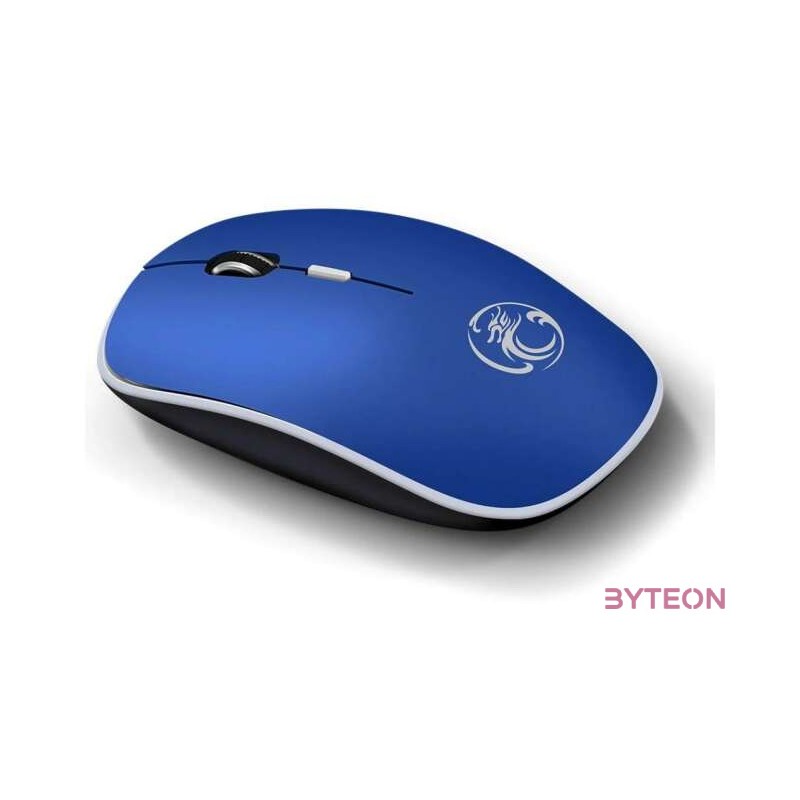 APEDRA Vezeték nélküli egér optikai, G-1600, 1600dpi, USB, Csendes kattintás, Kék