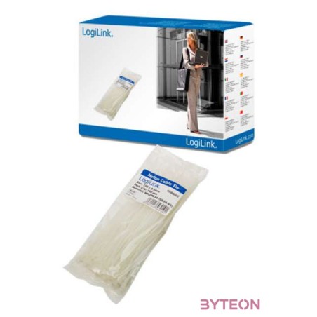 KAB LogiLink KAB0002 kábelkötegelő 100db,cs - 150x2,6mm