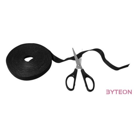 KAB LogiLink KAB0055 vágható tépőzáras kábelkötegelő - 100x20mm - Fekete