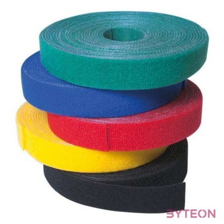 KAB LogiLink KAB0051 vágható tépőzáras kábelkötegelő - 400x16mm - Sárga