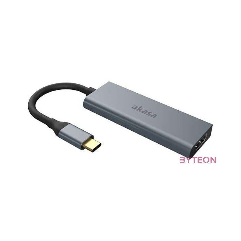 ADA Akasa USB Type-C 4in1 HUB - HDMI -  AK-CBCA19-18BK