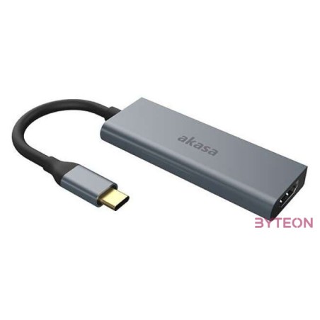 ADA Akasa USB Type-C 4in1 HUB - HDMI -  AK-CBCA19-18BK
