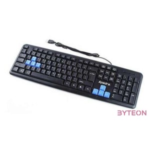 BILL Apedra K-816 USB vezetékes billentyűzet - Fekete - HU layout