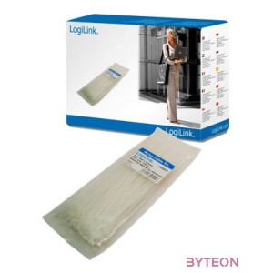 KAB LogiLink KAB0003 kábelkötegelő 100db,cs - 200x2,6mm