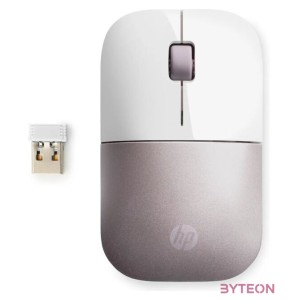 HP Vezeték nélküli Egér Z3700, fehér-rózsaszín