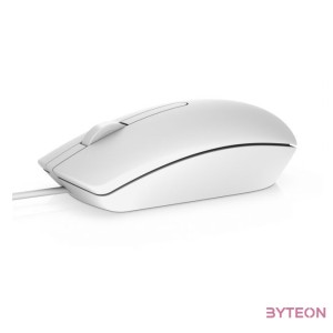 DELL Vezetékes egér, MS116 Optical Mouse - White
