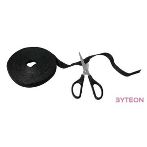 KAB LogiLink KAB0055 vágható tépőzáras kábelkötegelő - 100x20mm - Fekete