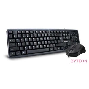 BILL Apedra KM-520 USB vezetékes billentyűzet és egér - Fekete - HU layout