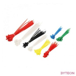 KAB LogiLink KAB0018 kábel gyorskötöző szett - 200db,cs - Színes