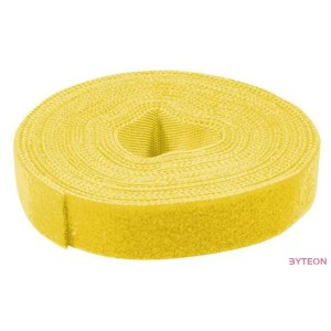 KAB LogiLink KAB0051 vágható tépőzáras kábelkötegelő - 400x16mm - Sárga