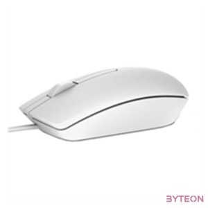 DELL Vezetékes egér, MS116 Optical Mouse - White