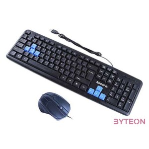 BILL Apedra KM-520 USB vezetékes billentyűzet és egér - Fekete - HU layout