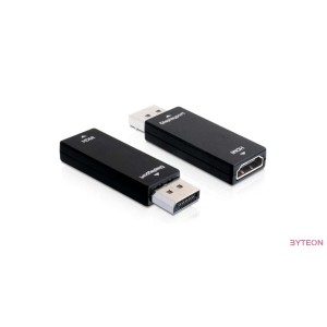 Delock Displayport 1.1 male - HDMI female passzív - Fekete