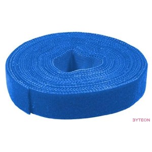 KAB LogiLink KAB0053 vágható tépőzáras kábelkötegelő - 400x16mm - Kék