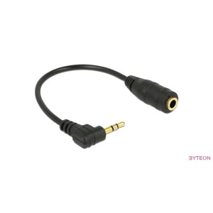 Audio Jack 2.5" apa 90 fokos - Jack 3.5" anya (Delock)