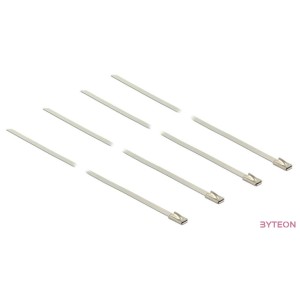 KAB Delock 18632 rozsdamentes acél kábelkötegelő - 20db,cs - 350x4,6mm