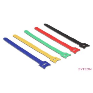 KAB Delock 18636 hurkolható rögzítő 10db,cs - 240x12mm - Színes