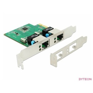 Delock PCI Express Kártya  2 x Gigabit LAN