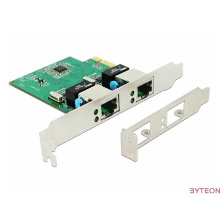Delock PCI Express Kártya  2 x Gigabit LAN
