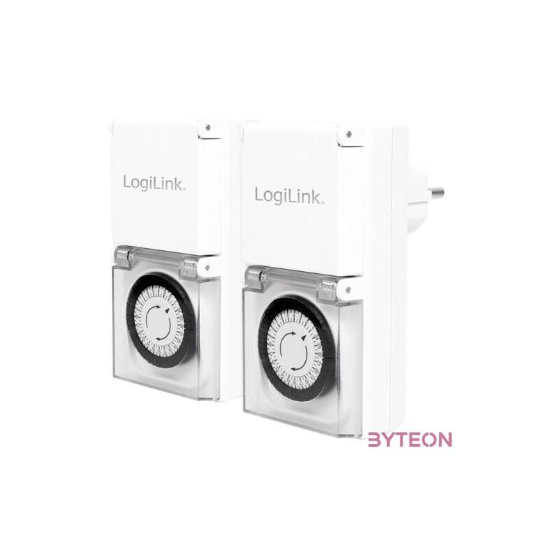 Logilink LogiLink Time Switch, outdoor mechanical timer, 2pcs set