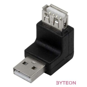 Logilink USB Adapter, USB 2.0 AM to AF, 270 angled