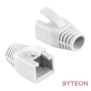 Logilink Modular RJ45 Plug Cable Boot 8mm white, 50pcs