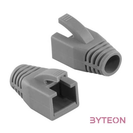 Logilink Modular RJ45 Plug Cable Boot 8mm grey, 50pcs