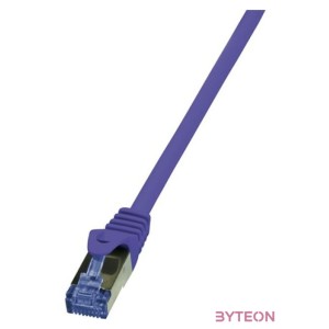 Logilink Patch Cable Cat.6A S,FTP violet  7,50m, PrimeLine