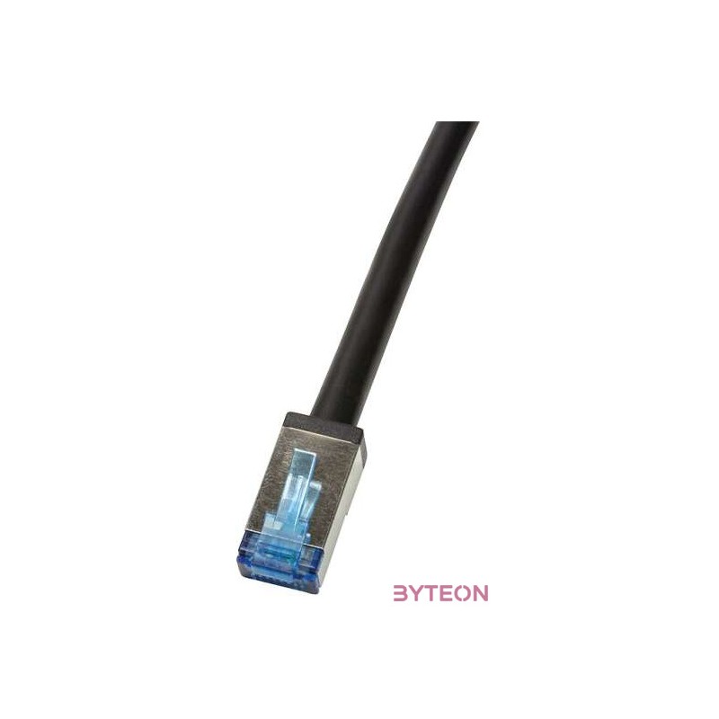 Logilink Outdoor PE Patch Cable CAT.6A S,FTP, black,  5.0m