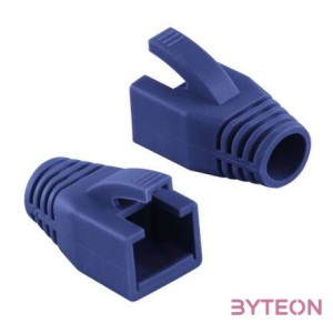 Logilink Modular RJ45 Plug Cable Boot 8mm blue, 50pcs