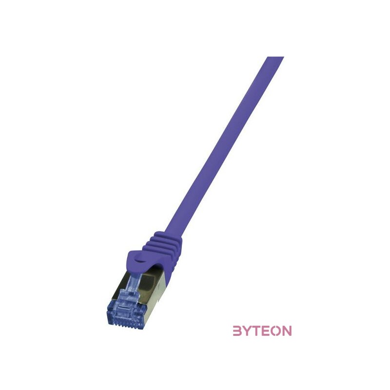 Logilink Patch Cable Cat.6A S,FTP violet  0,25m, PrimeLine