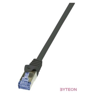 Logilink Patch Cable Cat.7 10G S,FTP BLACK 0,25m