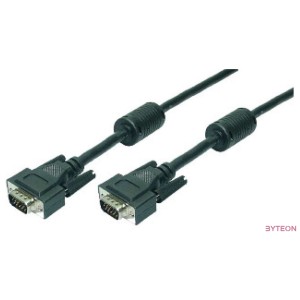 Logilink VGA Cable, 2x male, black, 10M