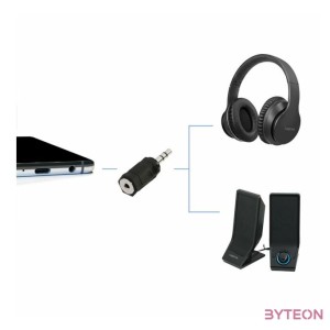 Logilink Audio adapter 3.5mm male to 2.5mm female, black