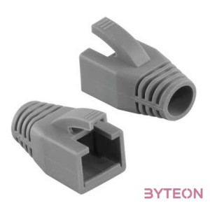 Logilink Modular RJ45 Plug Cable Boot 8mm grey, 50pcs
