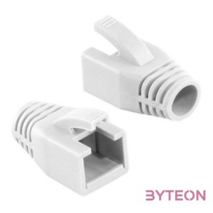 Logilink Modular RJ45 Plug Cable Boot 8mm white, 50pcs