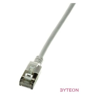 Logilink Patch cable Cat.6A STP TPE SlimLine grey 5,0m