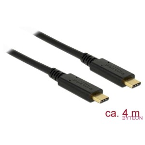 Delock USB 2.0 kábel Type-C a Type-C 4 m PD 5 A E-Marker