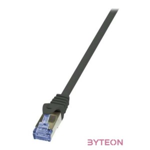 Logilink Patch Cable Cat.7 10G S,FTP BLACK 0,5m