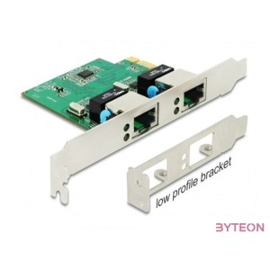 Delock PCI Express Kártya  2 x Gigabit LAN