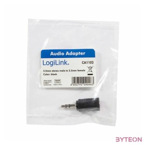 Logilink Audio adapter 3.5mm male to 2.5mm female, black