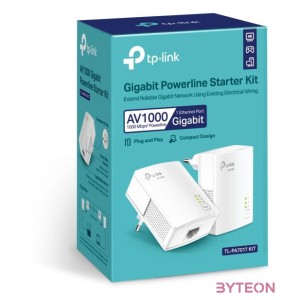 TP-Link TL-PA7017 AV1000 1Gb,s AC (220-240V) powerline adapter KIT (2db)