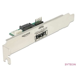 Delock Hátlapi lemez 1 x eSATApd 5 V , 12 V csatlakozóval
