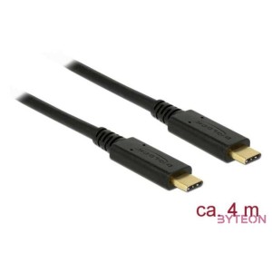 Delock USB 2.0 kábel Type-C a Type-C 4 m PD 5 A E-Marker