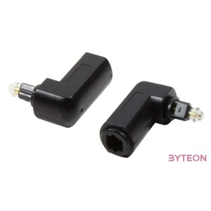 Logilink Audio adapter, 90, Toslink plug - jack